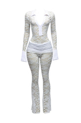 Breeze lace pants sets